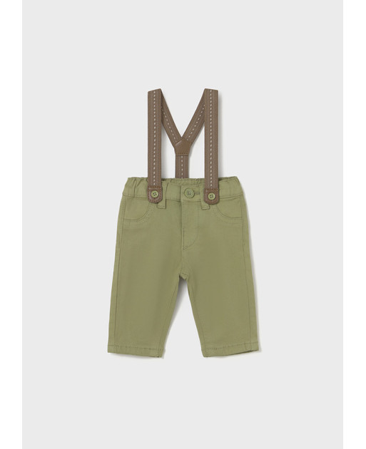 Pantalone lungo bretelle