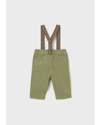 Pantalone lungo bretelle