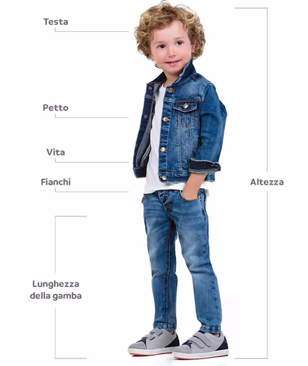Guida alle taglie mini
